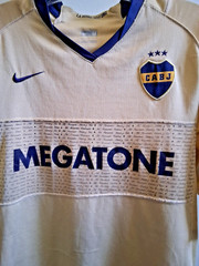 2007 BOCA JUNIORS AWAY MARTIN PALERMO FAN JERSEY SIZE MEDIUM