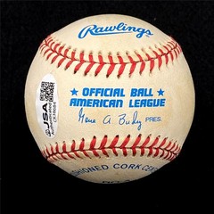 Mark McGwire signed American League AL Baseball autograph Cardinals A&rsquo;s 684 JSA