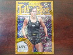 2024 Topps Finest UFC Julianna Pena #&rsquo;ed 4/39 GOLD Shimmer Intimidators