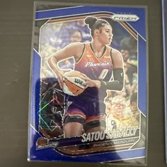 Satou Sabally Mercury 2025 Panini Prizm 4 Card Lot Ice, Blue Velo, Silver Kaleid