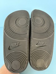 Nike Dallas Cowboys Black/Navy Blue OffCourt Slides Sandals Men’s Size 9