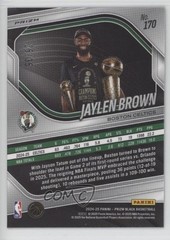 2024-25 Panini Prizm Black FOTL Blue Shimmer 25/35 Jaylen Brown #170 1g40