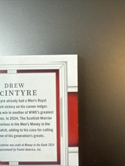 Drew McIntyre 2024 Panini National Treasures WWE Colossal Relic #CMM-DM /99