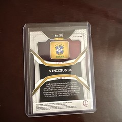 2022 Panini Prizm World Cup Qatar – Vinicius Junior #36 Green Wave Prizm