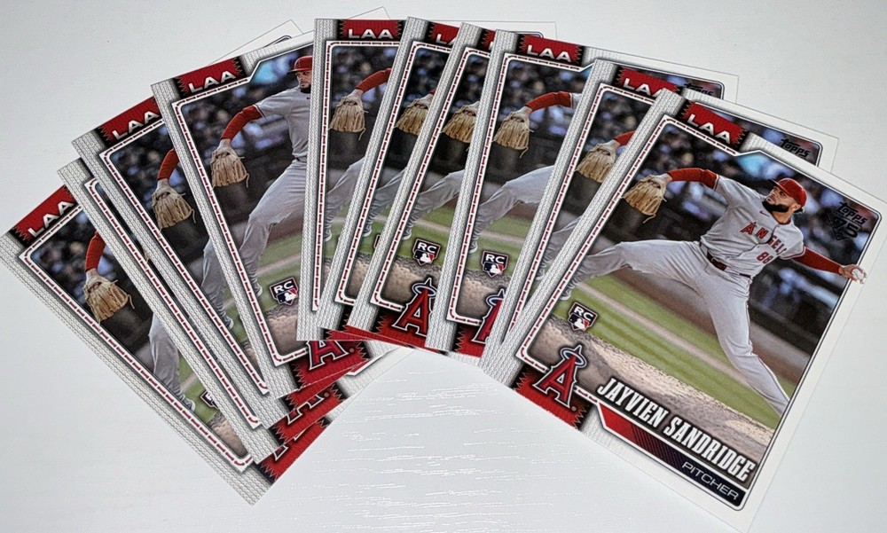 Lot of 10 – 2026 Topps Series 2- #511 – Jayvien Sandridge – NM/Mint – RC