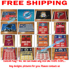 Custom Flag Banner 3X5 ft Any Teams, Picture, Logo, Any Size,… Home Decor 2026