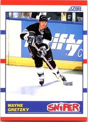 1990-91 Score American #336 Wayne Gretzky