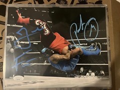 WWE Penta/Jacob Fatu Dual Auto JSA Certified Authentic Autograph Rare