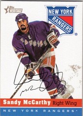 2000-01 Topps Heritage #178 Sandy McCarthy New York Rangers