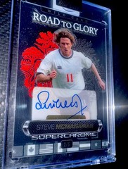 2026 Wild Card Superchrome Steve Mcmanaman 2/5 Auto England Legend Chrome Foil
