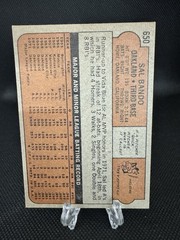 1972 Topps Sal Bando #650 – Oakland Athletics – HIGH NUMBER H#