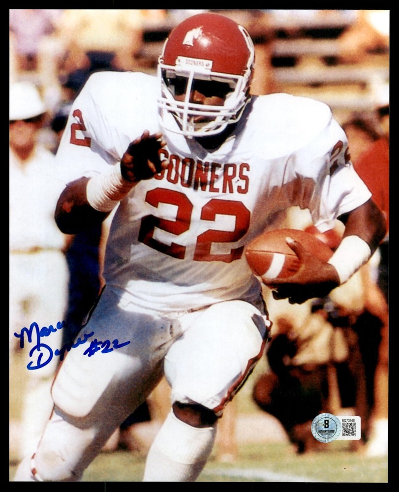 Marcus Dupree Oklahoma Sooners Autographed 8×10 Photo Beckett Authentic