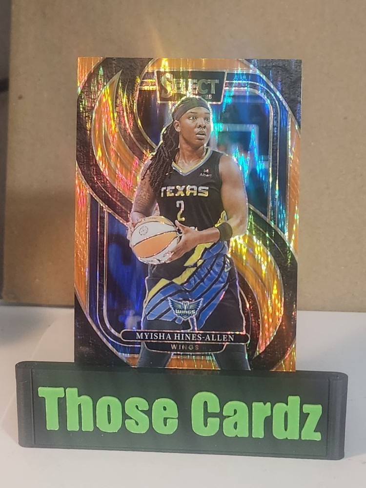 2025 Select WNBA Premier Level Orange Flash Prizm #154 Myisha Hines-Allen