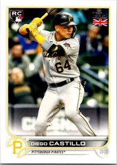 2022 Topps UK Edition DIEGO CASTILLO #3 RC Pittsburgh Pirates NM