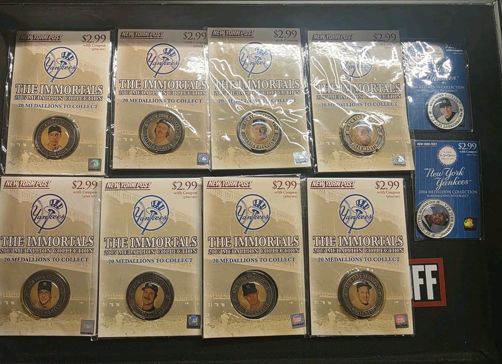 2005 THE IMMORTALS Medallion Collection New York Post Yankees