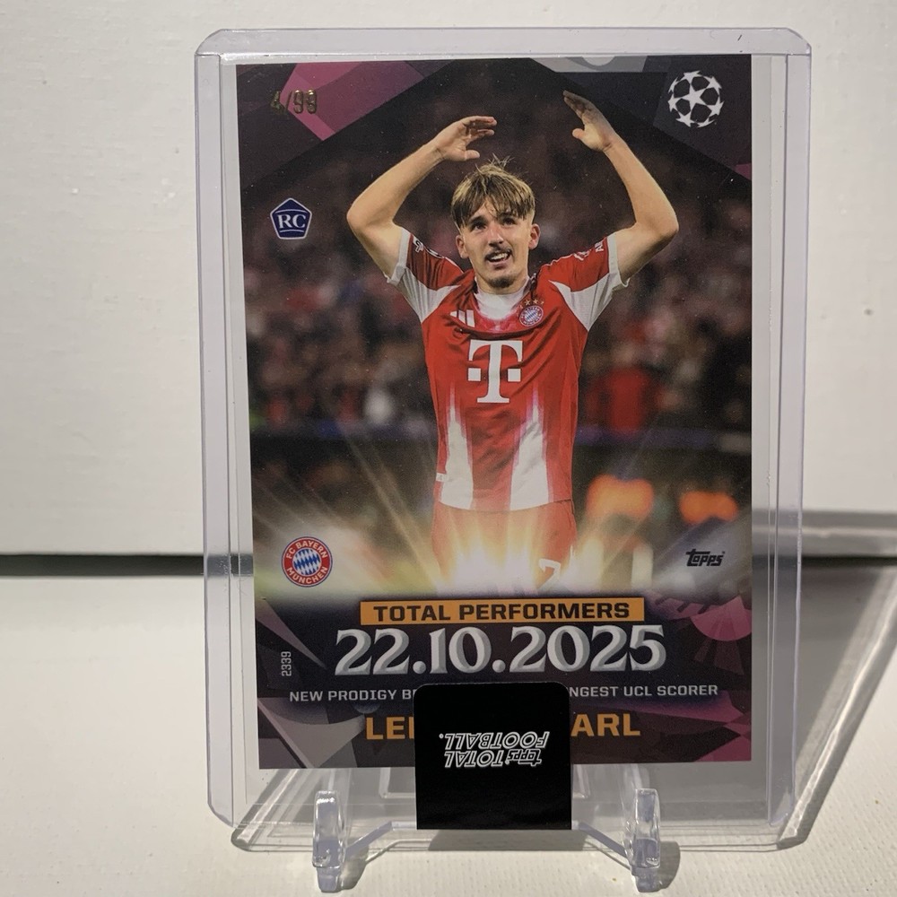 2025-26 Topps Total Football Legacy/99 Lennart Karl Rookie RC SEALED
