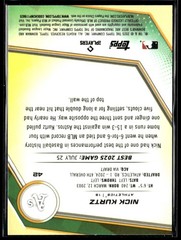 2025 Bowman&rsquo;s Best #42 Nick Kurtz Chrome