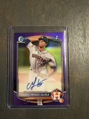 2025 Bowman Chrome Miguel Ullola auto 1st Bowman True Purple /250 Houston Astros