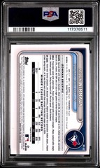 2024 BOWMAN DRAFT CHROME-PEANUTS REFRACTOR #BDC102 ARJUN NIMMALA PSA 10