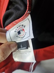 Red and navy MLB St Louis Cardinals large one piece swimsuit