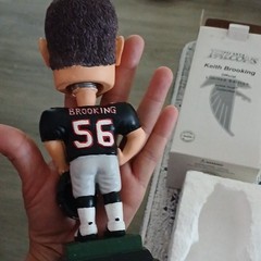 Bobbin Buddies Keith Brooking #56 Atlanta Falcons NFL Football Bobblehead