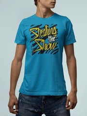 Dolph Ziggler Blue Stealing the Show And Your Girlfriend Mens T-shirt
