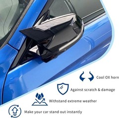 Mirror Caps Gloss Black for BMW F20 F30 F31 F32 F33 F36 F87 M2 X1