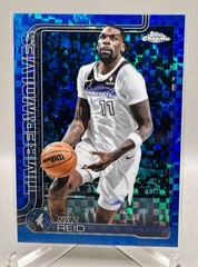 2025-26 Topps Chrome Naz Reid Blue X-Fractors #156
