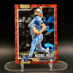 2026 Topps Michael Wacha 5/5 SSP Red Diamante Foil Bookend #190 Royals