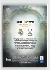 2025-26 Topps Chrome UEFA Women&rsquo;s #QF-4 Caroline Weir Queens Of Football