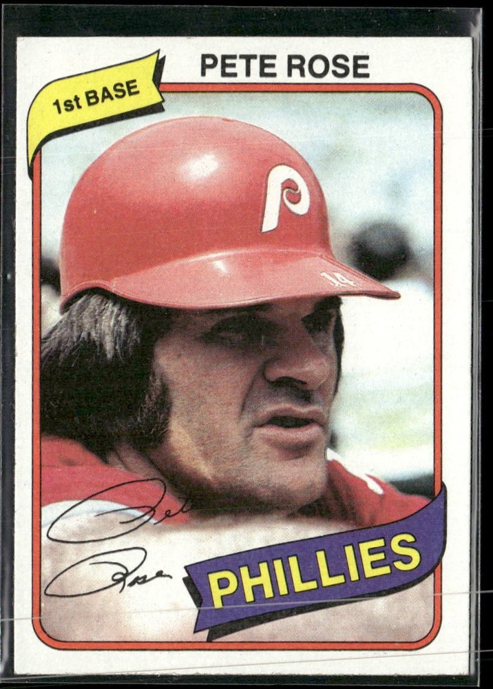 1980 Topps Burger King Philadelphia Phillies #4 Pete Rose