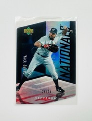 2007 Upper Deck Spectrum – Nick Johnson #100 Jersey Number DieCut Embossed 24/24