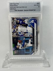 PRESALE 2025 Topps Now Shohei Ohtani 3 HR’s 10 K’s NLCS TCC Graded Gem Mint 10