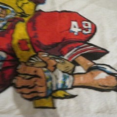 NEW Vintage San Francisco 49ers 1988 Jack Davis NFL Football Bath Towel 60&Prime;x 30&Prime;