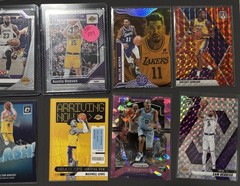 Lakers 18 Card Lot – Bronny, LeBron, Reaves Numbered, RC, Inserts & More (BD3)