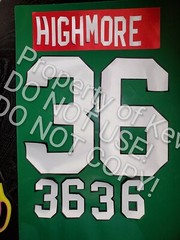 Chicago Blackhawks Lettering Custom ANY YR Name Number UNSEWN kit for Jersey