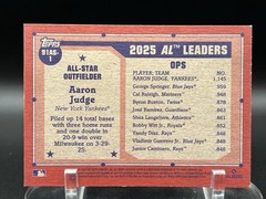 2026 Topps Series 2 Aaron Judge #91AS-1 Vintage Stock 1991 Topps All-Stars /90