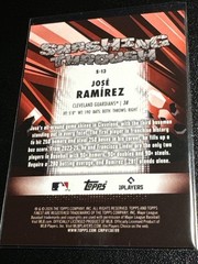 2026 Topps Finest Baseball Jose Ramirez Smashing Through Guardians #S-13