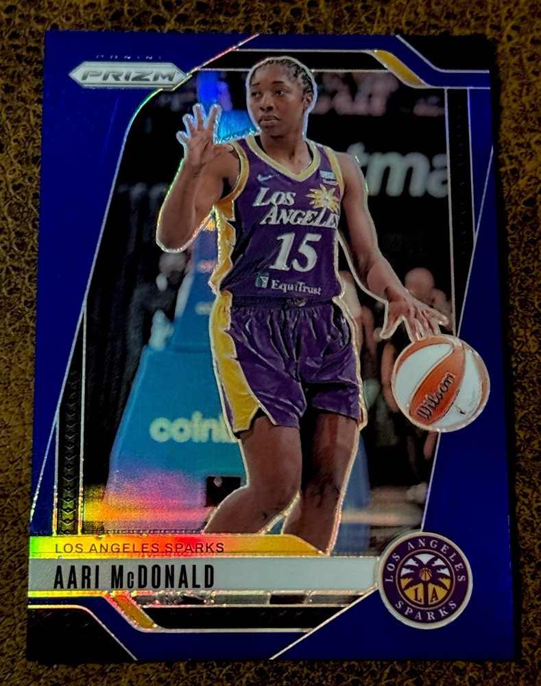 2024 Panini Prizm WNBA #62 Aari McDonald Blue Prizms #/199