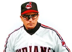 CLEVELAND INDIANS #99 Rick VAUGHN Button Down Jersey Sewn Letters Numbers S-4X
