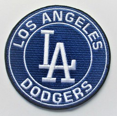 LOT OF (1) MLB BASEBALL LOS ANGELES DODGERS (LA)EMBROIDERED PATCHES D # 59A
