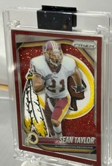 Sean Taylor Custom novelty art Handmade Redskins patch CARD