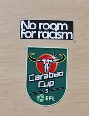 SOCCER PATCH SET CARABAO CUP ANY TEAM BADGE WINNER GOLD NEW CASTLE #35