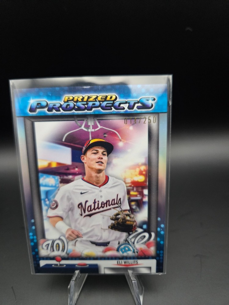2025 Bowman Draft: Eli Willits : Prized Prospects /250 : Nationals