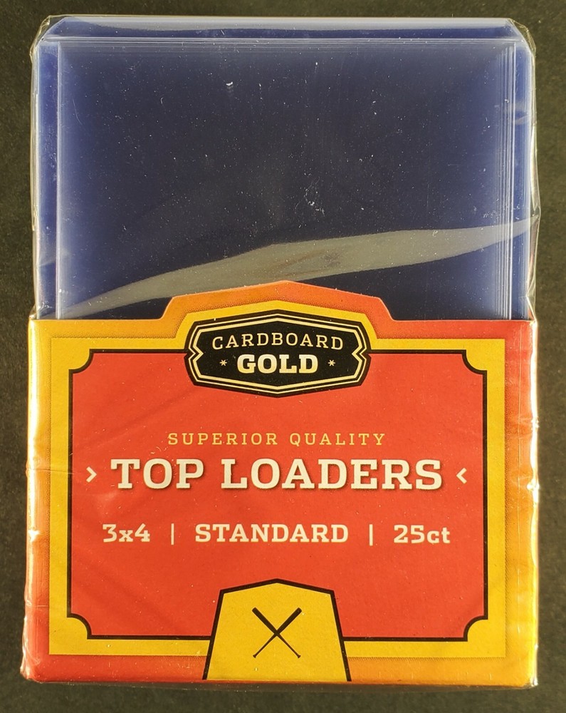 (25) One Pack 3×4 CBG Pro Top Loaders Cardboard Gold Ultra BCW Free Shipping!