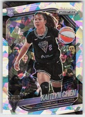 2025 Panini Prizm WNBA #100 Kaitlyn Chen Ice Prizms
