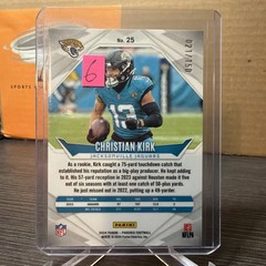 2024 Panini Phoenix – Christian Kirk #25 NFL Shield /150