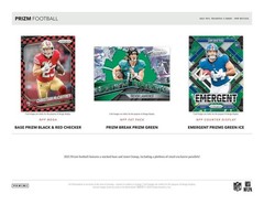 2025 Panini Prizm Football Mega Box (Neon Green Pulsar Prizms)