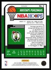 2023-24 Hoops Premium Stock #2 Kristaps Porzingis Red Pulsar