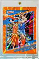 SHAI GILGEOUS-ALEXANDER RARE ORANGE LASER REFRACTOR INVESTMENT CARD MVP MINT